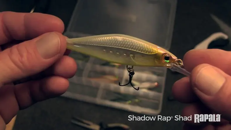 Rapala бренд Shadow Rap Shad Deep SDRSD09 рыболовные приманки качественная профессиональная Блесна Приманки 9 см 12 г Dive 1,5-1,8 м с крючками VMC