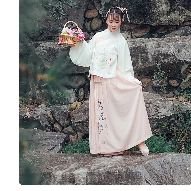 Традиционный костюм ханьфу в китайском стиле для весны и осени взрослых