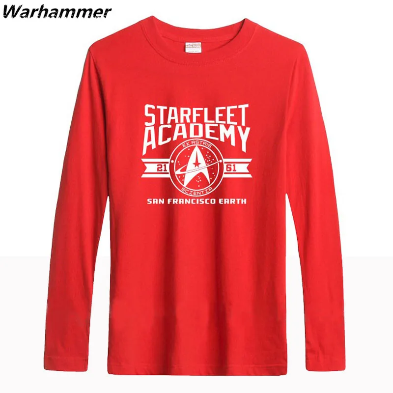 Warhammer Starfleet Academy футболка Homm с длинным рукавом из флока принтом хлопок большой