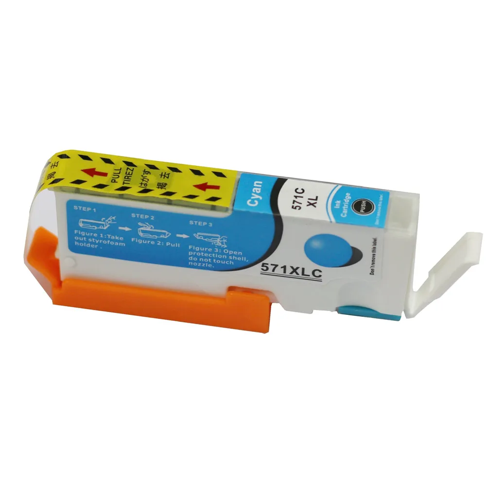 6 шт. PGI570XL CLI571XL совместимые картриджи для Canon Pixma MG6851 TS6050 TS5051 TS5053 TS7750 TS9050 TS8050