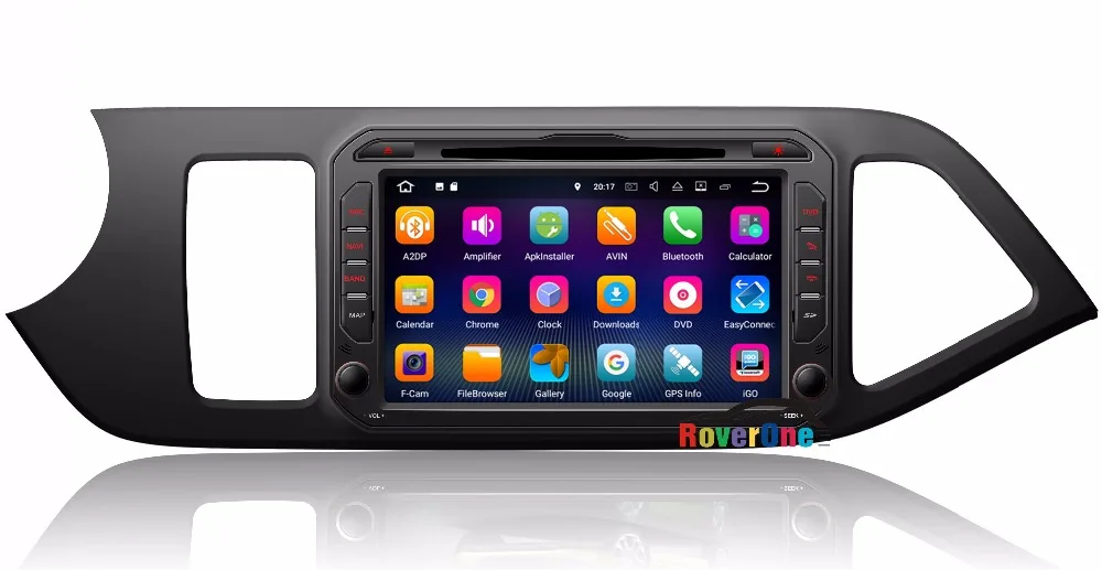 Автомагнитола с сенсорным экраном, радио, RDS, DVD, GPS-навигацией и мультимедийным проигрывателем Euro Star для Kia Morning Picanto Naza Suria.