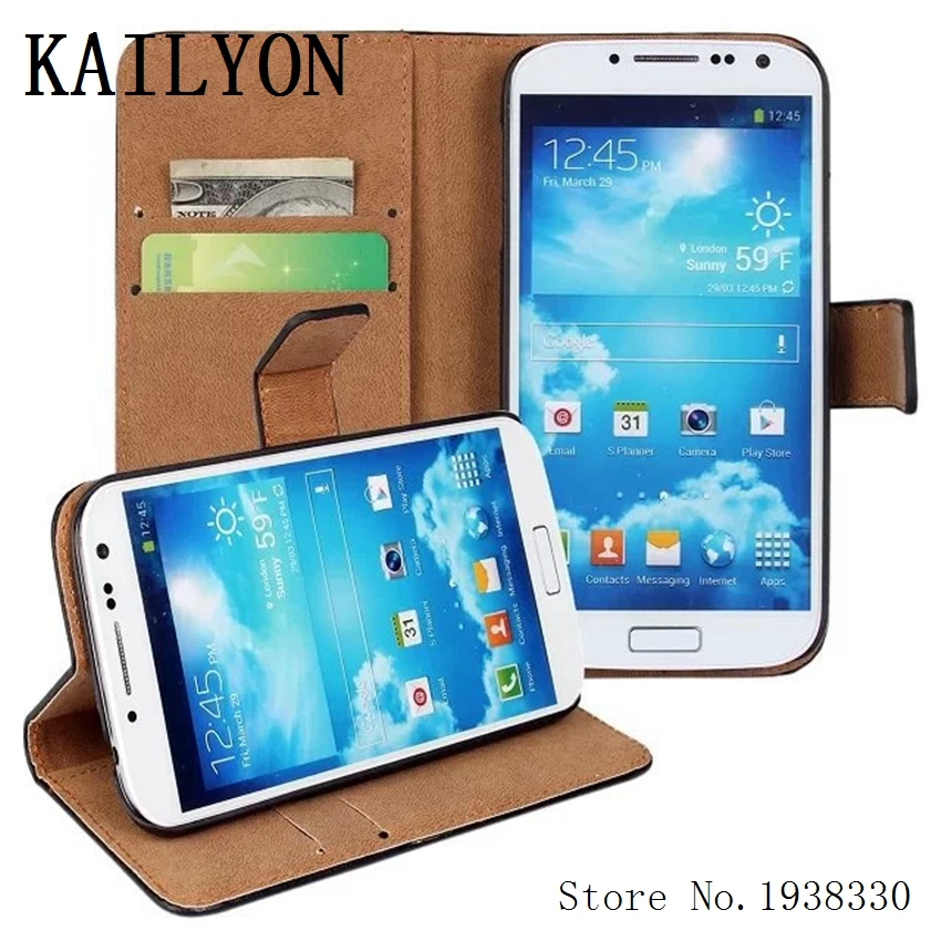 Роскошный чехол kailyon из натуральной кожи для Samsung Galaxy S4 I9500 дизайнерский бумажник