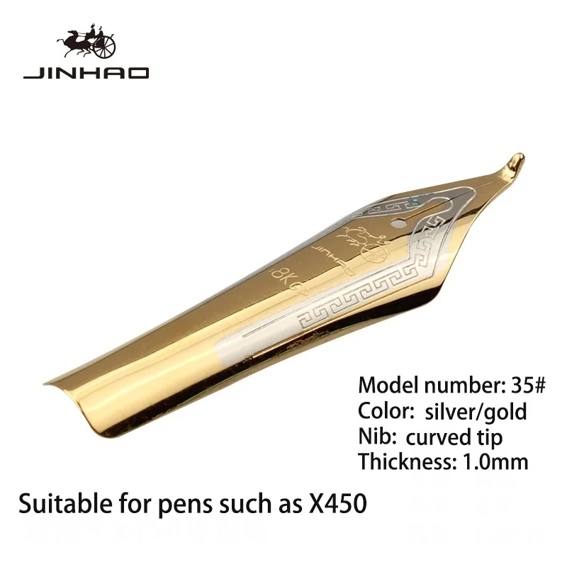 X450 Fountain pen nib 0.38mm 0.5mm jinhao 599a nibs types ink in fountain pens 750 911 A variety of models can choose |