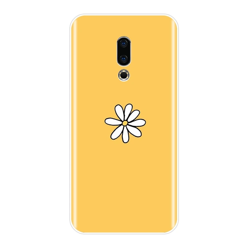 Для Meizu 16th 16x15 Lite 16 Plus чехол для телефона силиконовый желтый кот девочка Звезда