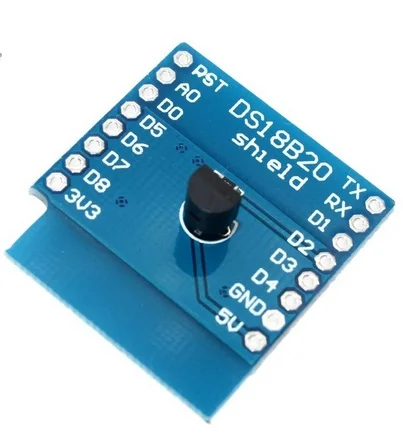 DS18B20 module For D1 MINI temperature measurement sensor d1 mini WAVGAT | Электроника