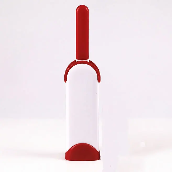 red large Щетка для удаления шерсти домашних животных многоразовая двусторонняя щетка для удаления катышков портативная щетка для чистки шерсти и пыли - Цвет: red large