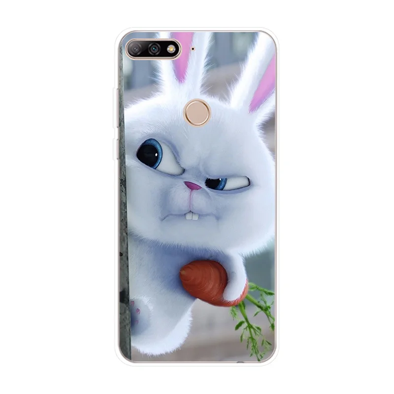 Чехол для телефона Huawei Y3 Y5 Y6 2017 Y7 Prime Y9 2018 2019 чехол с кроличьими бабочками