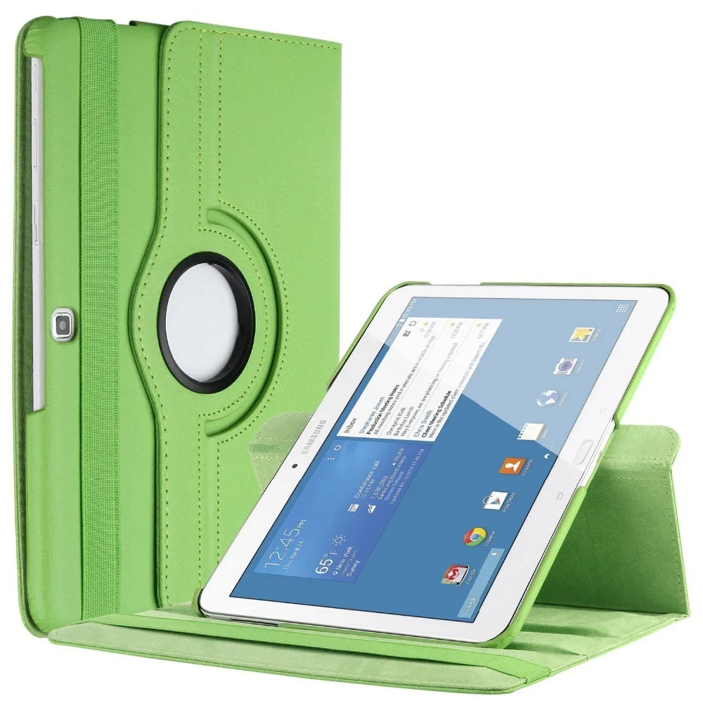 

Tab 4 10.1 T530 T531 Case For Samsung Galaxy Tab 4 10.1 T535 SM-T530 T533 SM-T531 T535 360 Degree Rotating Smart Stand Cover