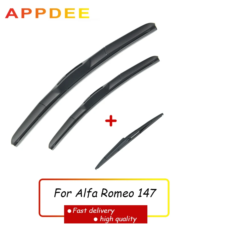 APPDEE стеклоочиститель передние и задние стеклоочистителей Набор для Alfa Romeo 147 2000
