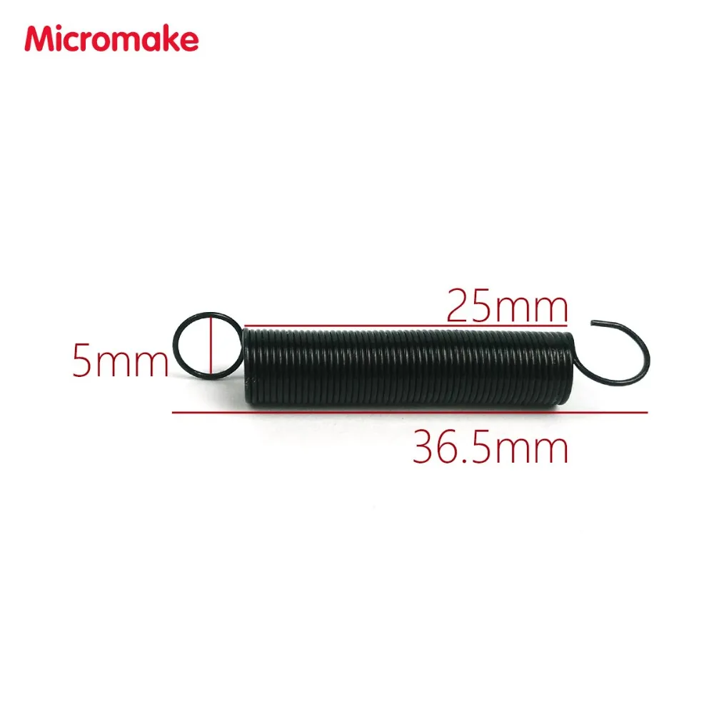 Micromake 3d принтер части удлинительная пружина 6 шт./лот используется для Kossel Delta 3d принтер толкатель демпфирования амортизирующая