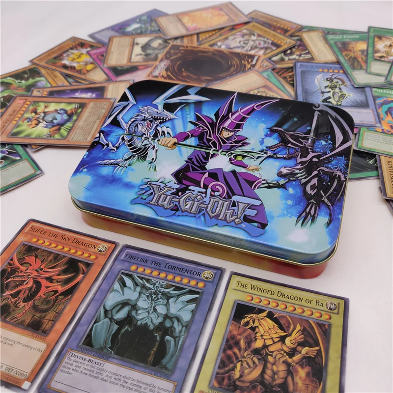 Новая английская версия 66 шт. 190 г Duel Monsters YU GI OH игра коллекция карт торговые карты игра с красивое железо коробка