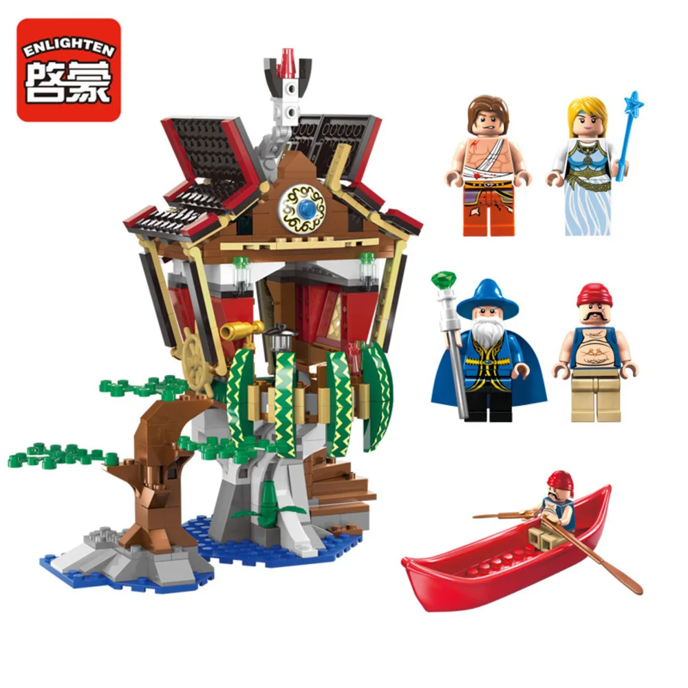 Просветите 1309 легендарные Пираты над водой село свободный дух сферах Building Block