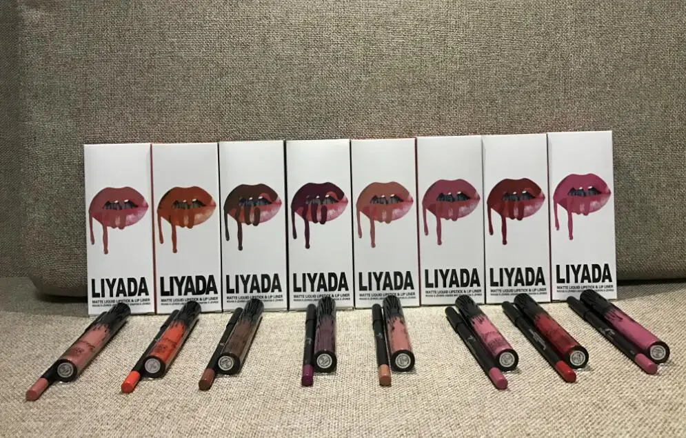Majic Doll Matte Liquid Lipstick +Lips Liner Pencil Makeup Waterproof Lip Gloss Cosmetics +Gift | Красота и здоровье
