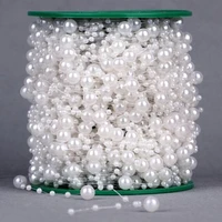 120 meters 83cm fishing line crystal acrylic pearl beads chain garland flowers wedding party decoration party supplies