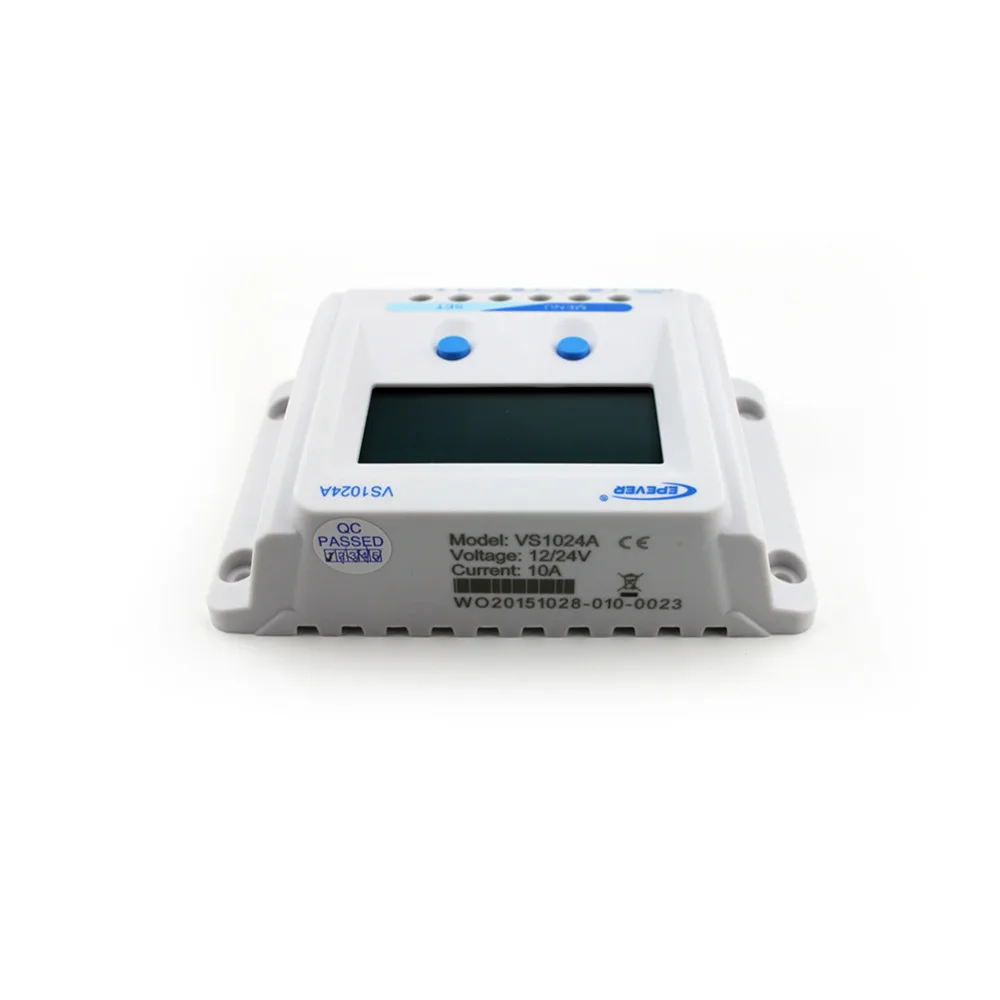Контроллер ЖК дисплея EPEVER pwm 10a VS1024A контроллер солнечного зарядного устройства 10A