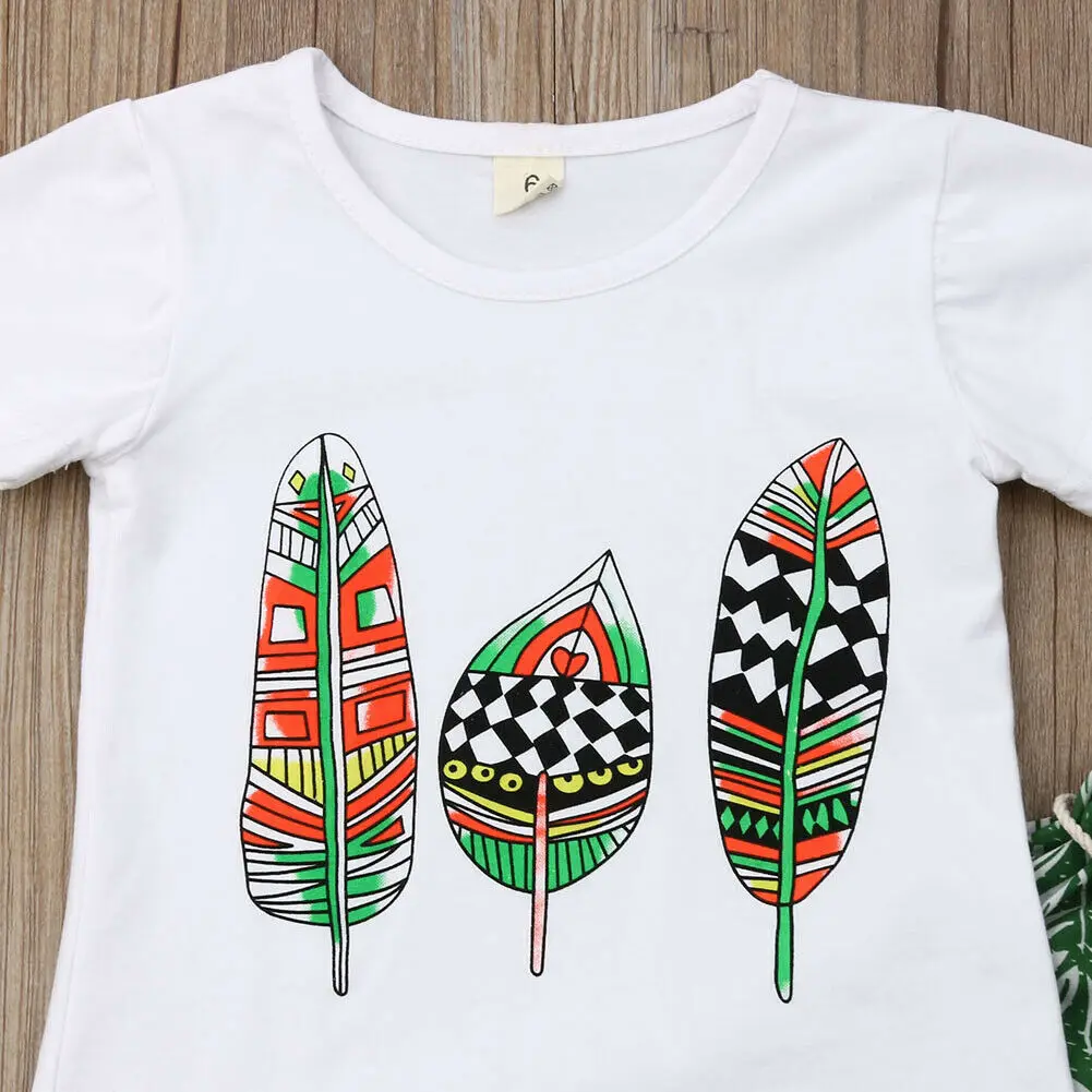 Детский спортивный костюм из 2 предметов для маленьких девочек футболка штаны