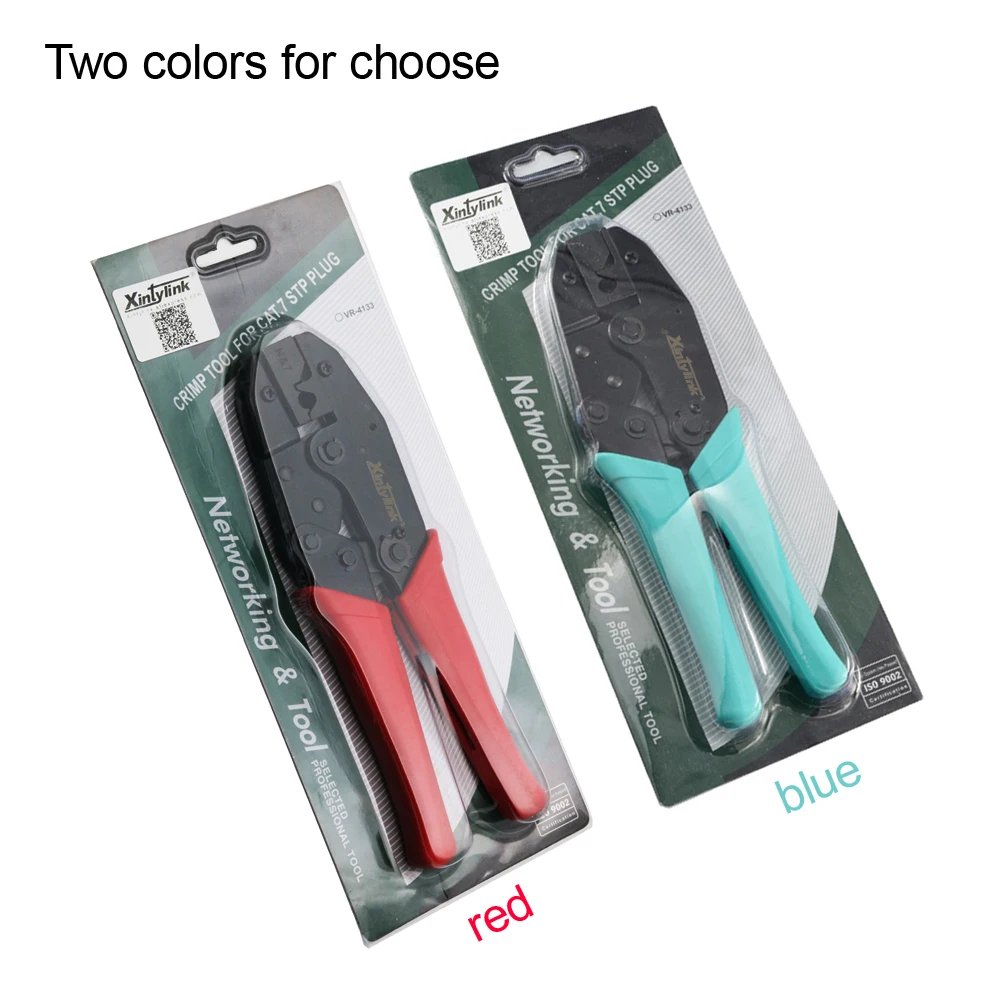 

xintylink RJ45 crimper cat7 cat6a hand tools Crimping Cable Stripper pressing line clamp 8p8c pliers connector clip clipper