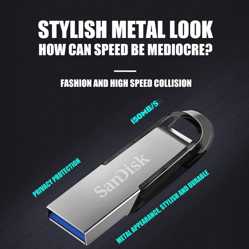 Двойной Флеш-накопитель SanDisk USB флеш-накопитель 32 гигабайт 150 МБ/с. ручка