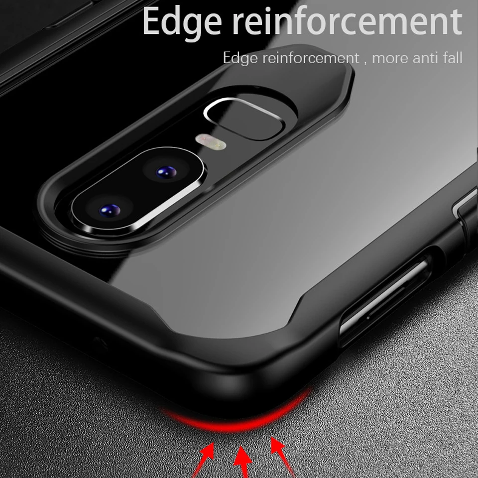 Аксессуары для Oneplus 6 чехол задней панели мягкая силиконовая рамка из ТПУ Жесткий