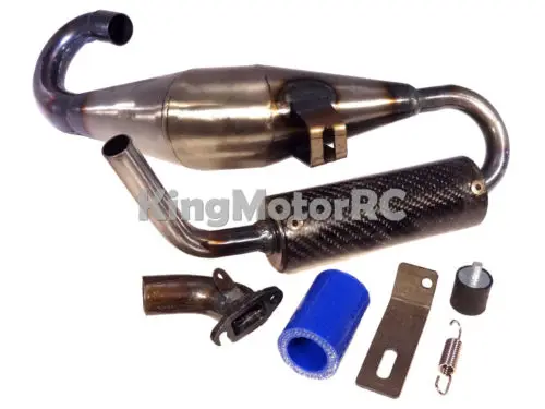 Король мотор X2 жир хип-хоп мальчик 2 глушителем выхлопная труба с LOSI 5IVE T Rovan LT