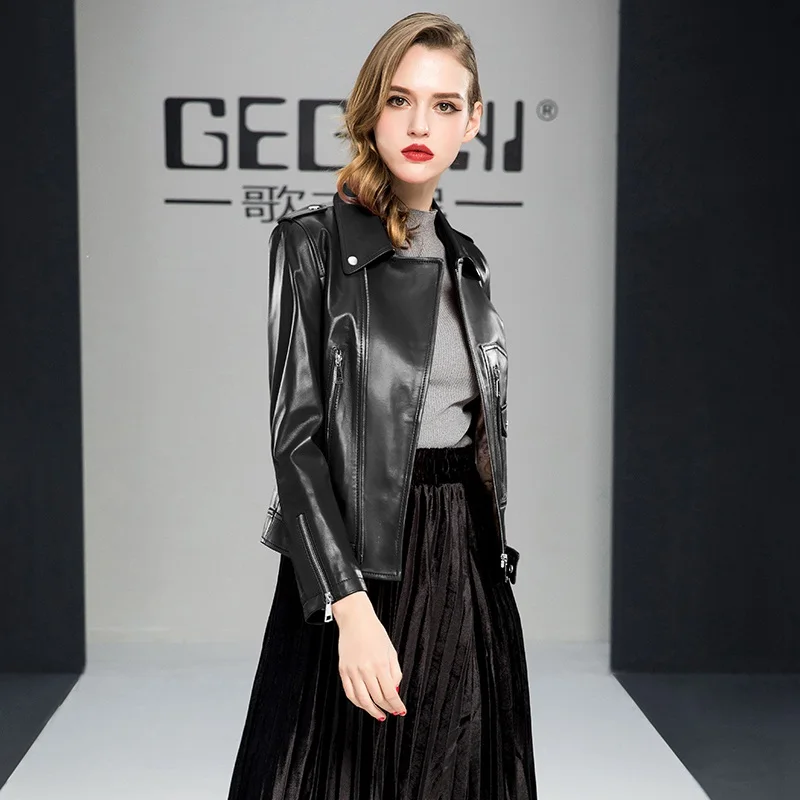 Роскошный костюм из натуральной овечьей кожи и замши деловой куртка пальто