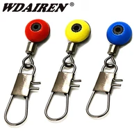 10pcslot fishing float rolling swivel supplies with tackle tool rod clipo shaped ring ocean rock fshing accessories pj 246