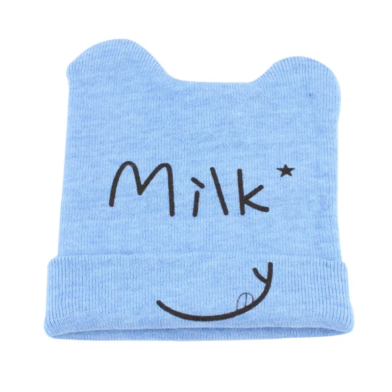 Зимние шапки для детей Skullies Beanie трикотажные милые звезды s девочек мальчиков