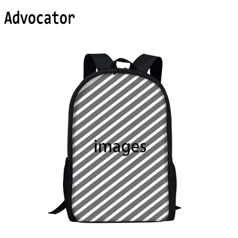 ADVOCATOR Cool Alien Cartoon Pattern School Supplies Teenage Plecak College Bookbag Shoulder Pack Schoolbag for Boy Kid Backpack