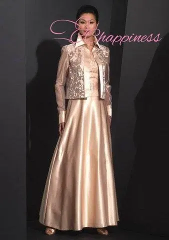Hot Selling Bright Satin Evening Ladies Dresses for Weddings Mother of Bride Dress | Свадьбы и торжества