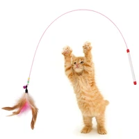pet training tools interactive cat toys pet accessories dog cat products funny favors for cat training feather play with cat pet