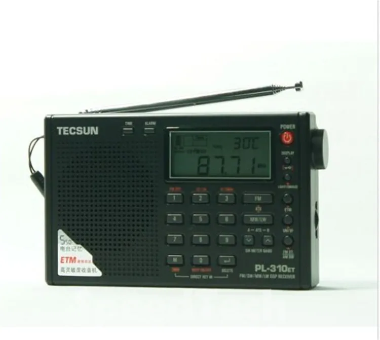 Tecsun PL-310ET Digital ETM DSP Portable PLL Radio FM AM Stereo/LW/SW/MW World Receiver pl380 with pocket size | Электроника