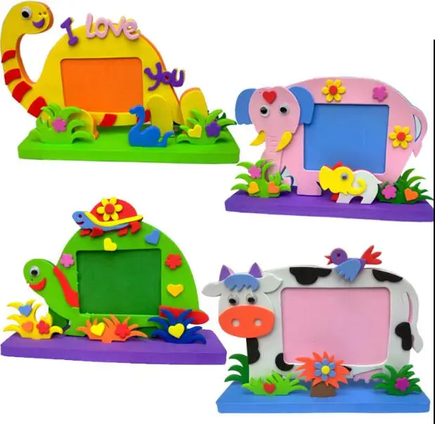 3D наклейка из вспененного этилвинилацетата мультяшная Рамка для фотографии