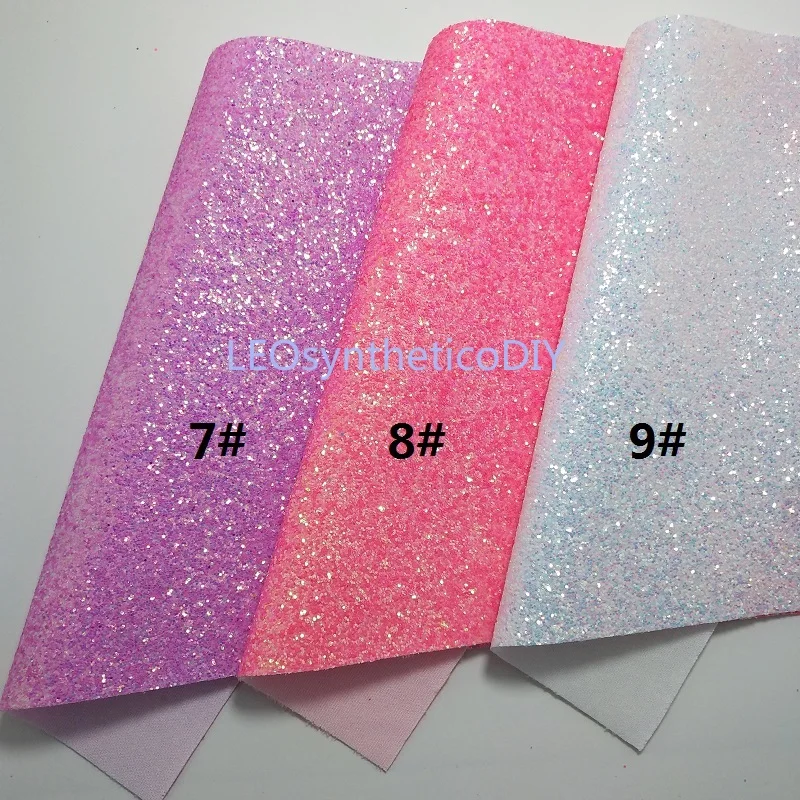 1 шт. 21X29 см синтетический Letaher Cuero Sintetico Neon массивные блестящие кожаные аксессуары