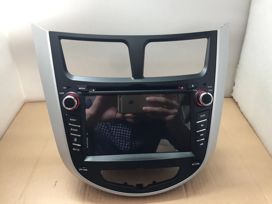 BYNCG 7 дюймов Android 1/8 1 автомобильный DVD GPS плеер для Hyundai Solaris Verna Accent автомобильное