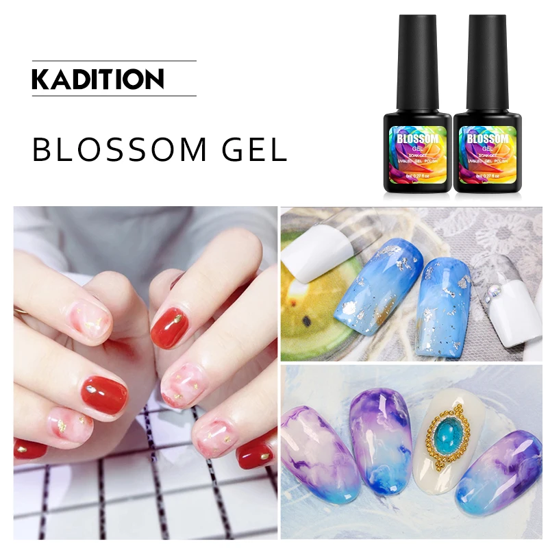 KADITION 8 мл Blossom гель лак для ногтей Soak Off УФ и светодиодный светильник маникюра DIY