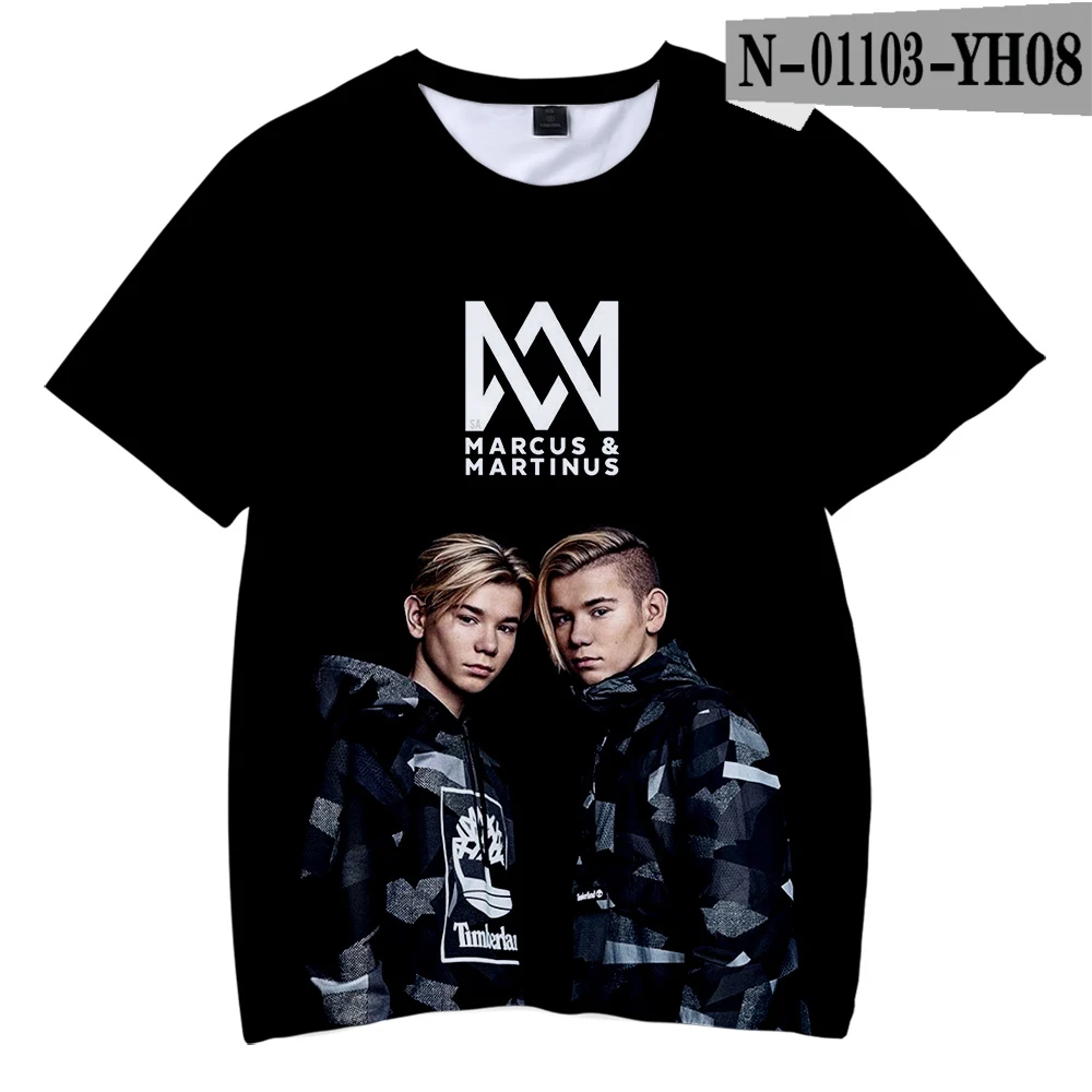 Marcus& Martinus/Детские футболки с 3D принтом, модные летние футболки с короткими рукавами, Лидер продаж года, Повседневная Уличная одежда, детские футболки - Цвет: Синий