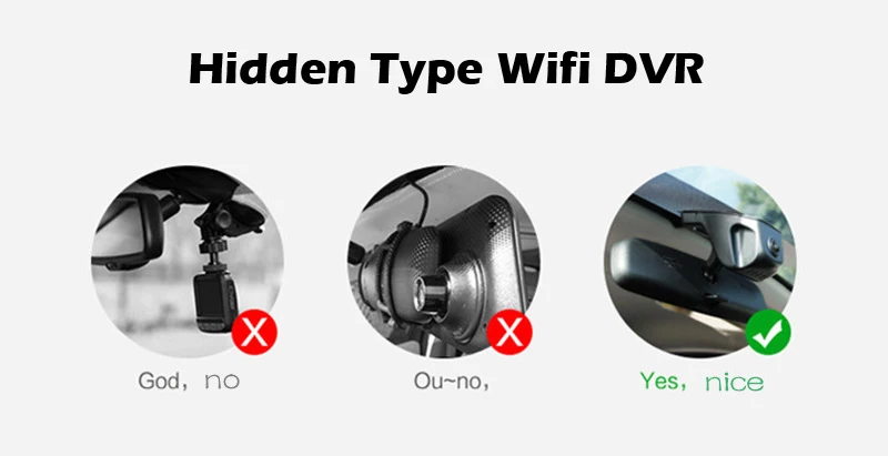 Sinairyu для Ford Escape Kuga 2013 автомобильный wifi DVR видеорегистратор Скрытая установка Novatek 96658 черная коробка камера