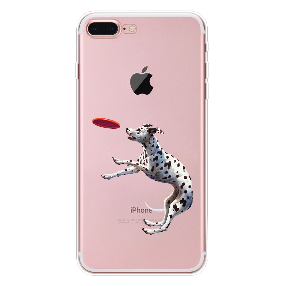 Мягкий чехол из ТПУ для iphone 7, 8, 6, 6S Plus, X, XS, Max, XR, 5, 5S, SE, чехол, силиконовый чехол, тигр, Лев, волк, лиса, рыба, чехол для телефона - Цвет: 126