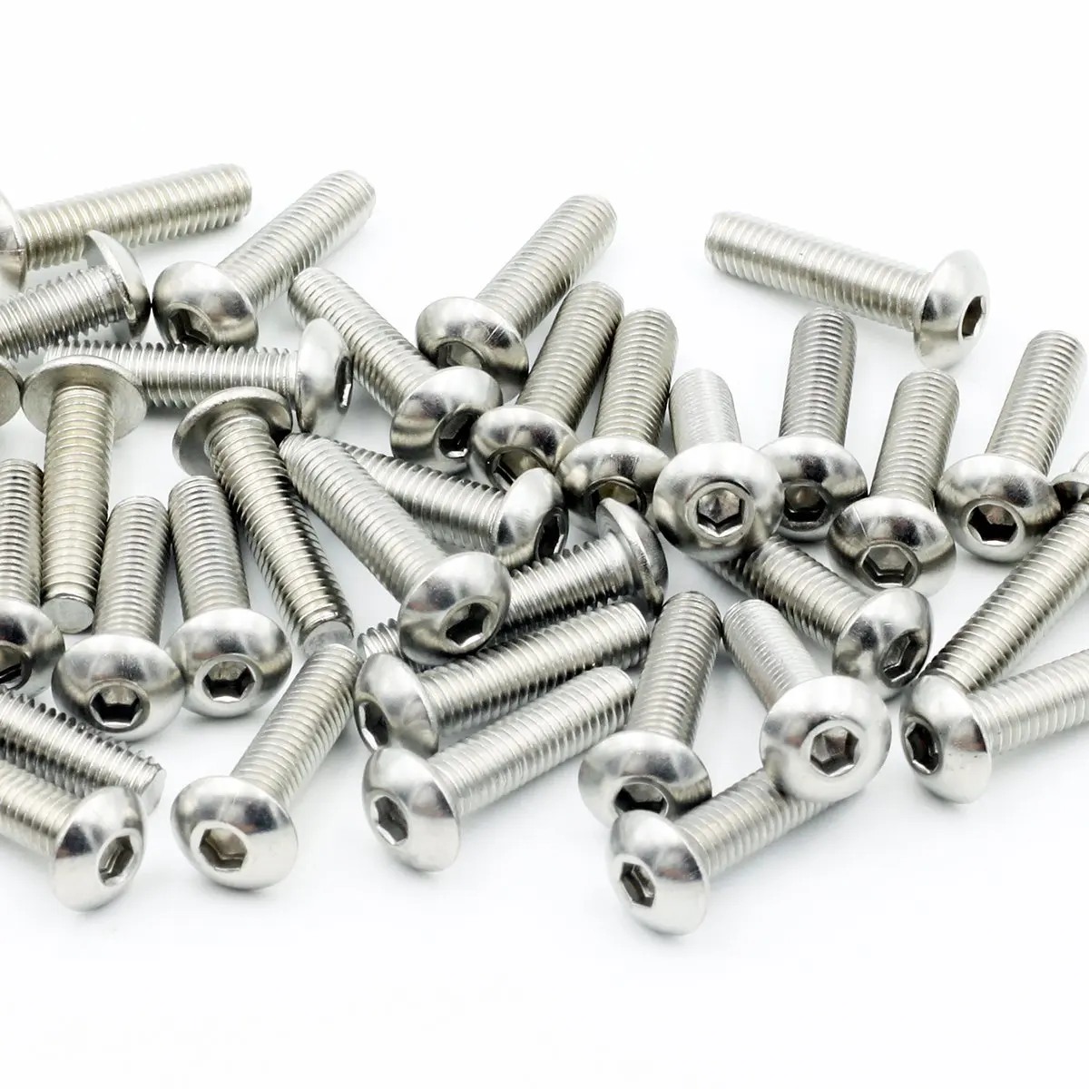 Винты с шестигранными головками M6 плоские шайбы набор в ассортименте 80 шт.