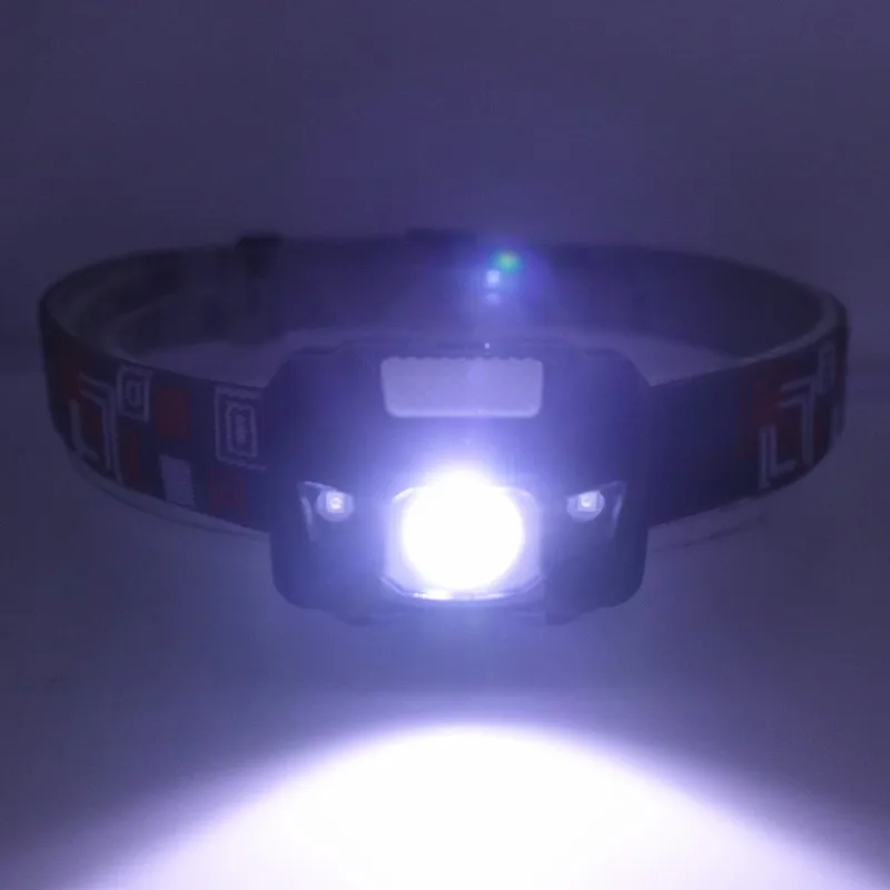 Налобный мини фонарь 4 режима светильник легкий вес водонепроницаемый