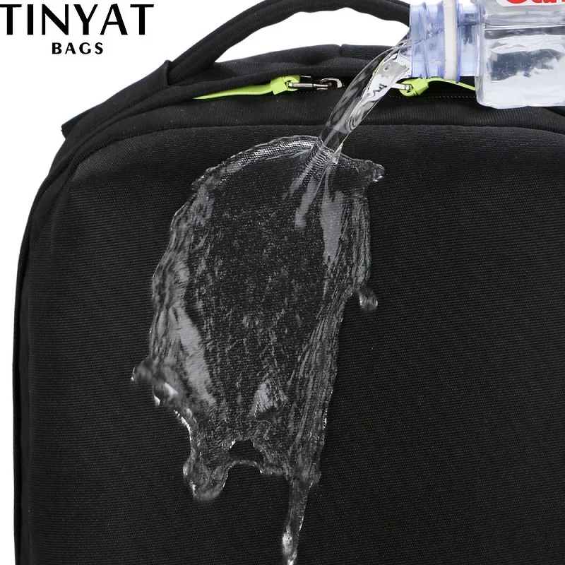 Школьный рюкзак TINYAT для подростков мужской ноутбука 15 дюймов Женский Мужской