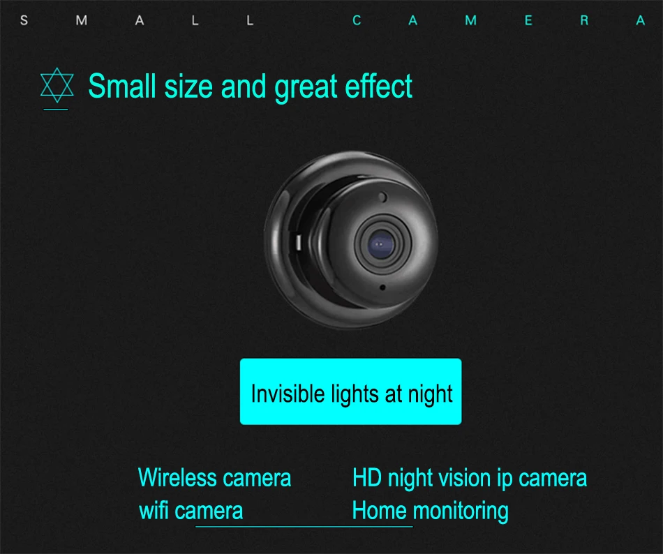 1080P мини камера Wifi Беспроводная IP видеокамера детектор движения сигнализация для домашней безопасности камера ночного видения циклическая запись камера dvr