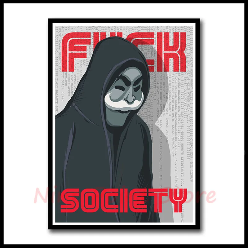 MR. ROBOT бумажные плакаты с покрытием женское украшение для дома гостиная спальня