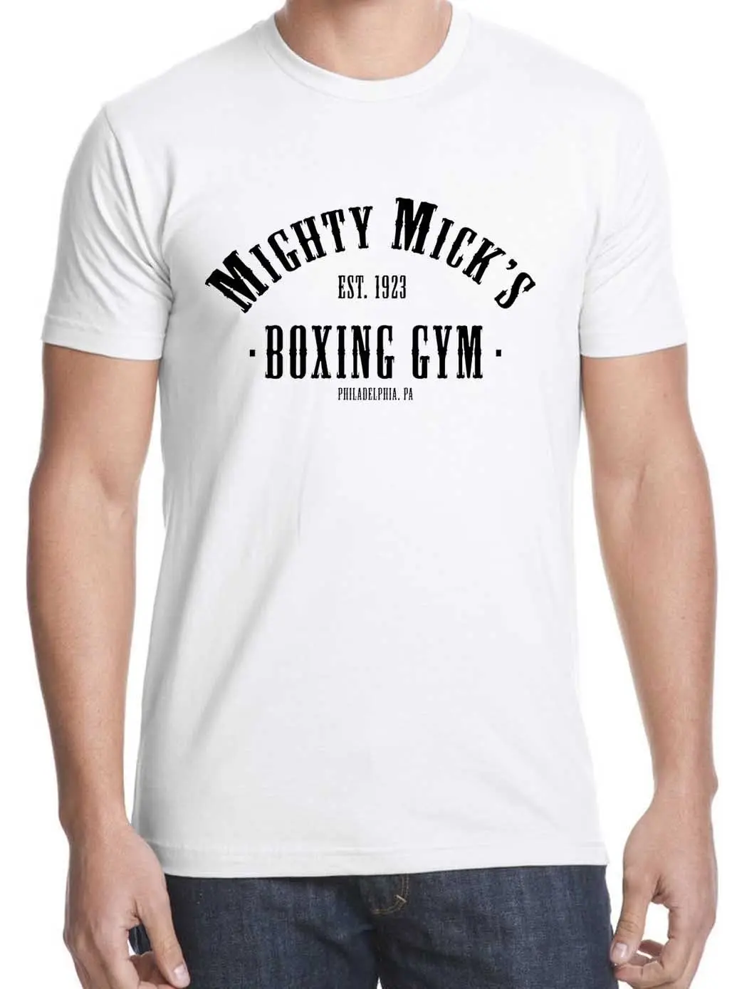 Rocky Филли Бальбоа футболка Могучий Миков Бесплатная доставка Размеры S 2XL|rocky balboa| |