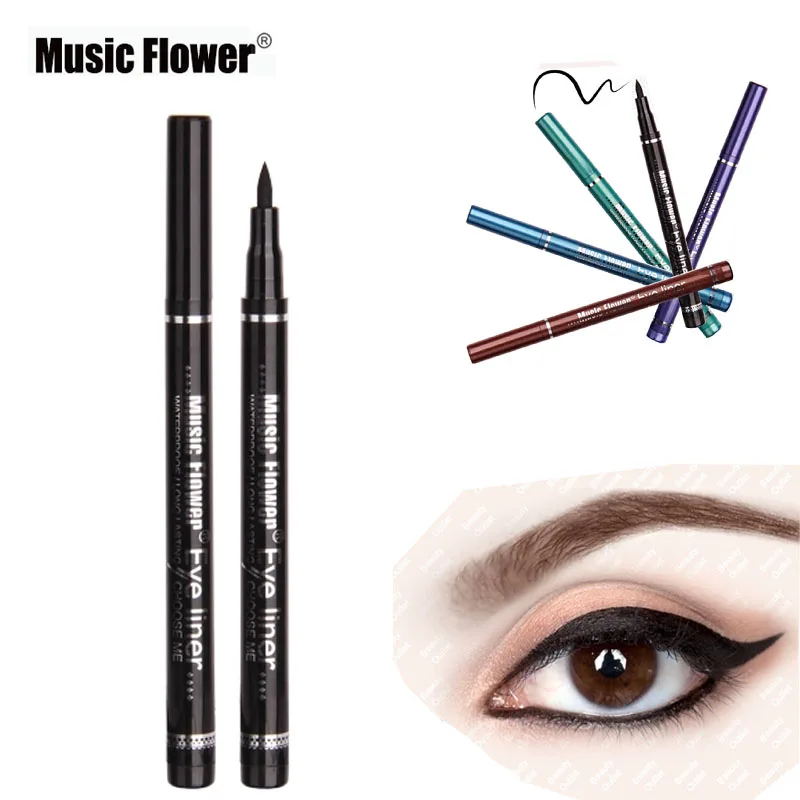 1 шт. Водостойкая Подводка для глаз 5 цветов|eye cosmetics|liquid eye liner penwaterproof eyeliner |