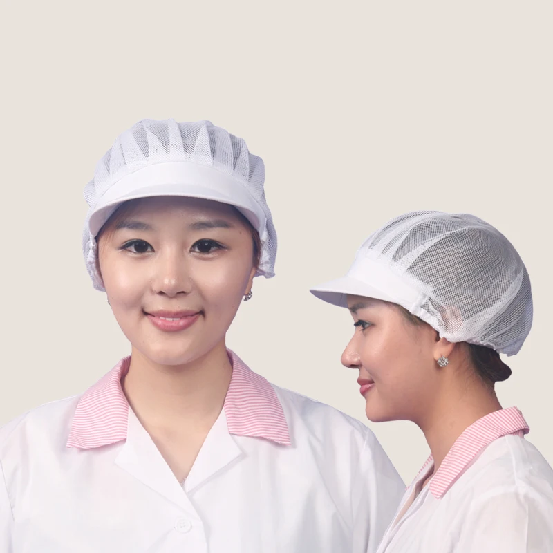 

(10pcs/lot)restaurant chef hat health cap food factory workshop working cap dustproof hat all men and women Net surface material