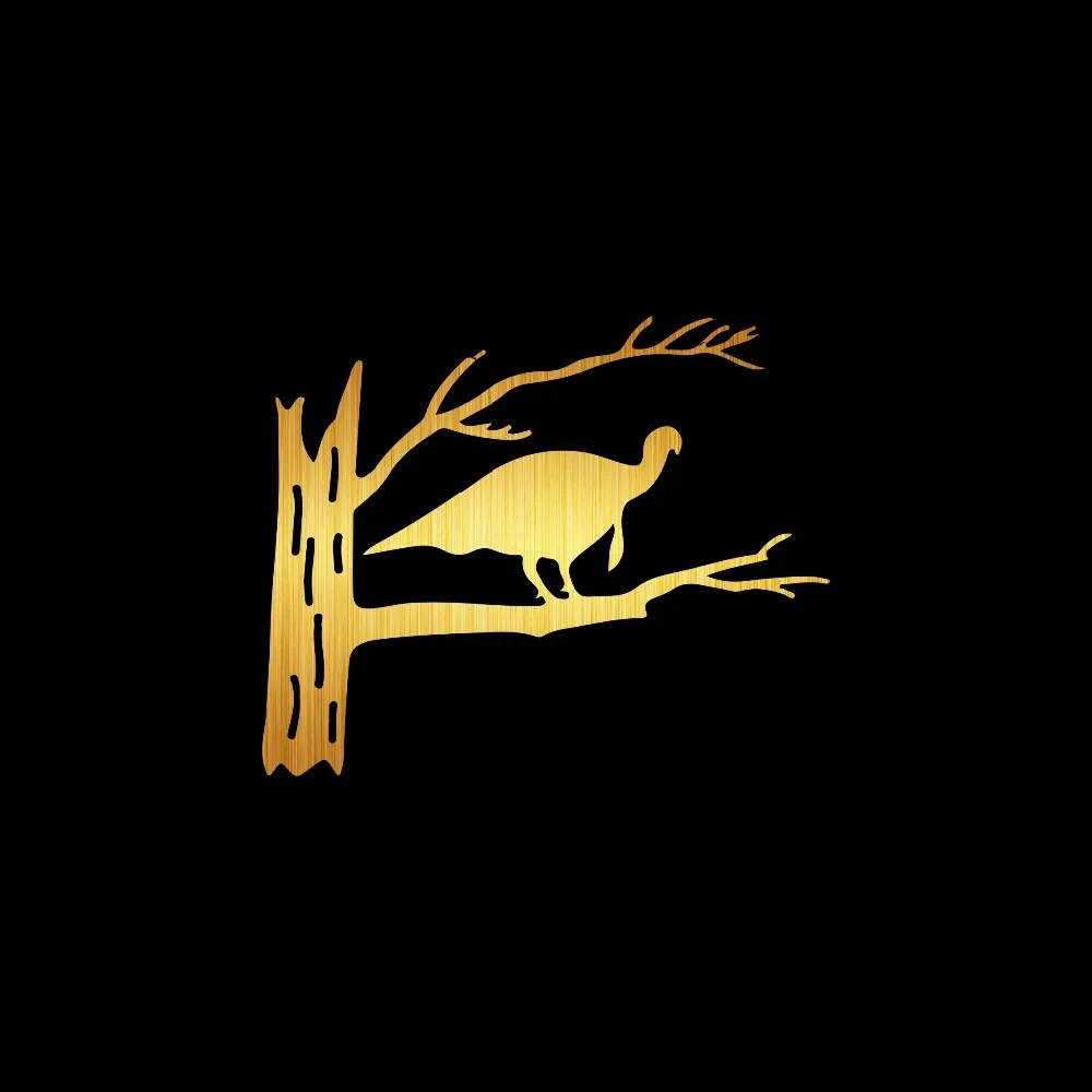 Rylybons DIY 15.5CM*12.7CM Turkey Hunter Bird Hunting Fashion Vinyl Car-styling Car Sticker Window Decal Accessories | Автомобили и