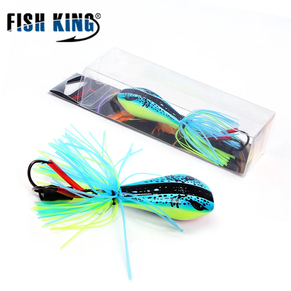 FISH KING рыболовная приманка жесткая лягушка 1 шт. плавающие приманки воблер окунь