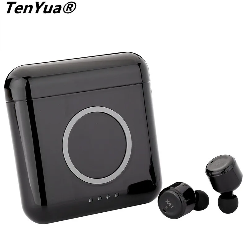 

TenYua X4T Touch Control Sport In Ear Earphones Wireless Bluetooth 4.2 phone charger 5400mAh power bank Stereo earbuds with Mic