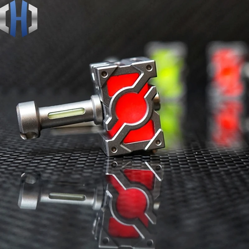EDC Titanium Energy Hammer TurboGlow Luminous Material Knife Pendant Tritium Tube Beads | Украшения и аксессуары